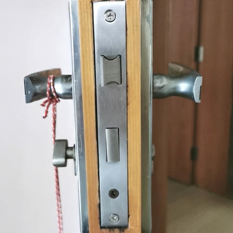 锁具房门锁舌58配件室内门木门卧室门通用型大50不锈钢锁体小50