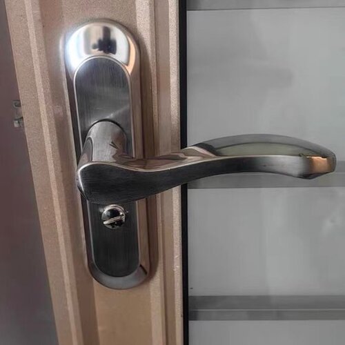 室内铝合金厨房洗手间通用型厕所把手家用通用浴室卫生间门锁单舌
