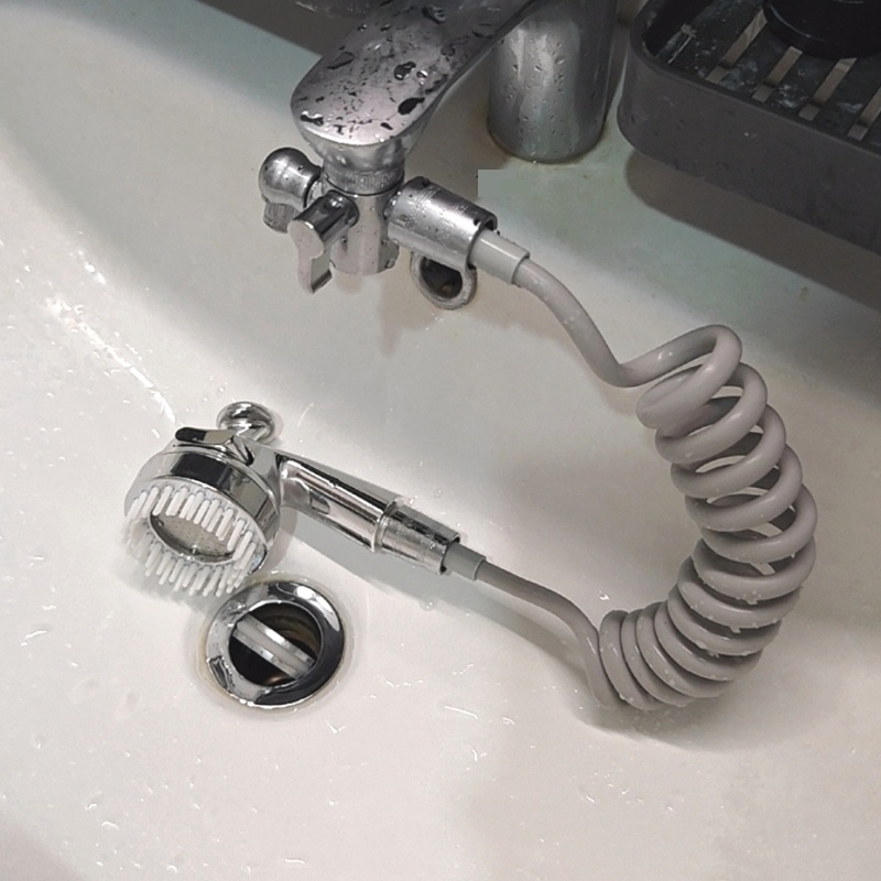 花洒卫生间洗脸盆抽拉面盆外接延伸器加长洗手盆水龙头神器洗头