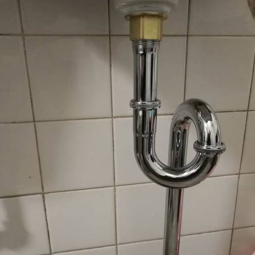 下水器S弯防臭面盆U型不锈钢盆存洗脸带波纹下水管水弯全铜地排式