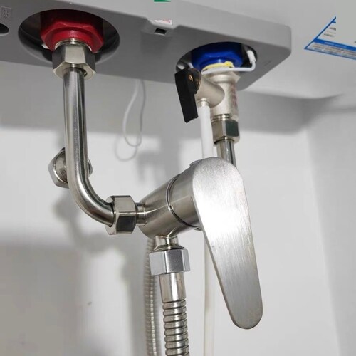 U型阀花洒304全铜淋浴冷热水龙头大全混合电热水器混水阀通用套装