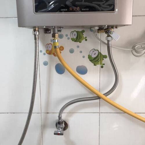 软管马桶冷热金属编织连接管家用304不锈钢热水器水管进水4分高压