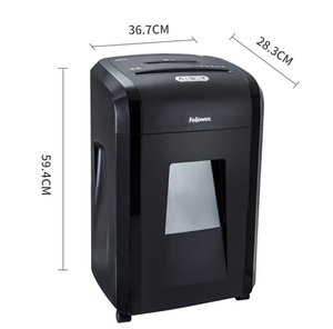 Fellowes范罗士48Mc办公碎纸机5级保密可碎光盘信用卡回形针21L