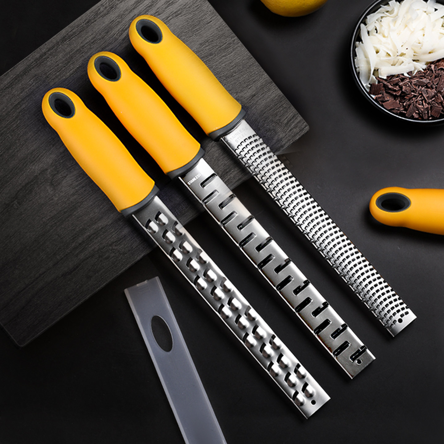 不锈钢刨丝器柠檬刮丝刀擦丝刀芝士奶酪巧克力刨屑刀蔬菜蔬果刨子