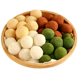 劣狐狐蘸酱麻薯材料配料网红麻薯预拌粉脆片奶盖蘸酱麻糍烘焙甜品