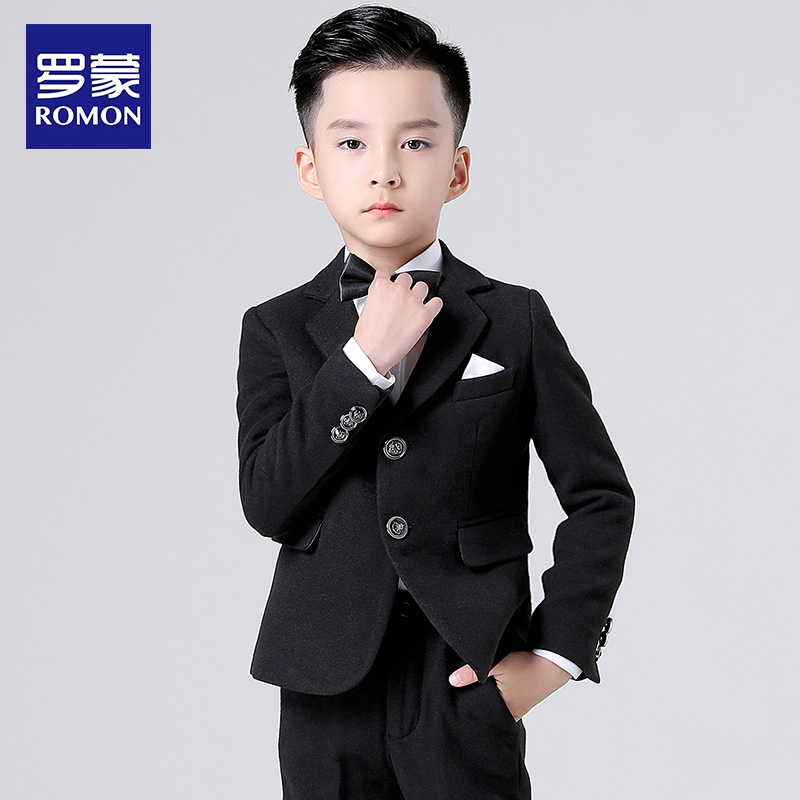 Romon/罗蒙花童礼服儿童西装新款