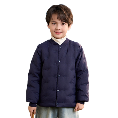 罗蒙短款轻薄儿童羽绒服