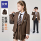 罗蒙小学生西装 校服英伦男女童西服学院风儿童班服幼儿园园服礼服