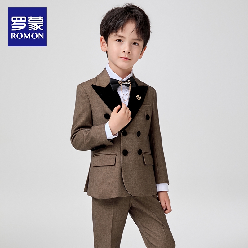 罗蒙儿童西装主持人礼服