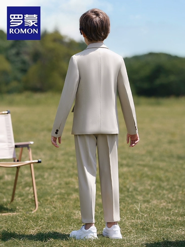 Осеннее платье для мальчиков, детский классический костюм, комплект для отдыха, в британском стиле