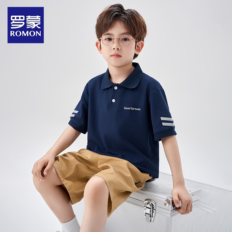 罗蒙儿童POLO衫打底衫T恤男童