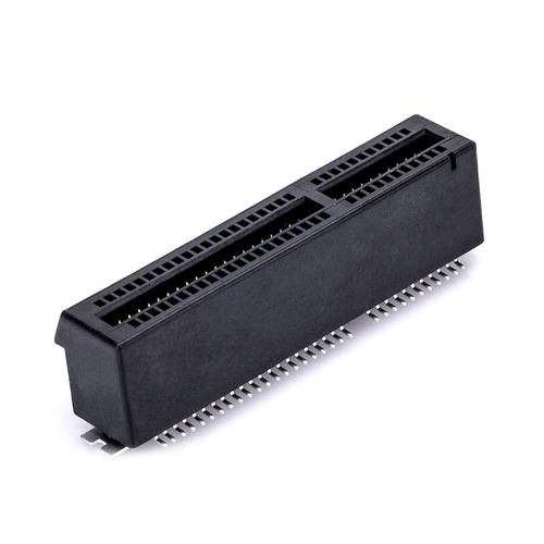 FOXCONN富士康PCIE4.0 X4 64Pin 插槽SMT连接器2EF5327-DB9D0-3H