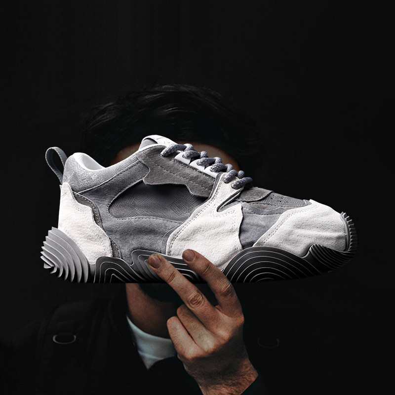 【鞋道江湖】设计感小众男鞋解构重工老爹鞋男款增高休闲复古板鞋,流行男鞋,休闲板鞋,淘宝优惠券,粉丝福利购,淘宝优惠卷