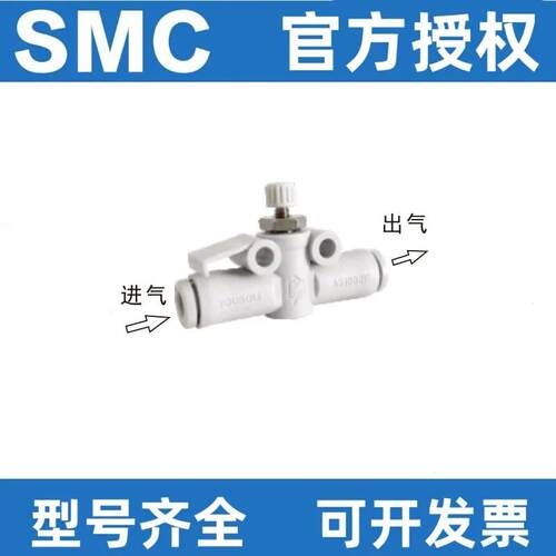 SMC自锁管道型AS1002/2002/3002/4002F/FS-03/04/06/08/10/12A