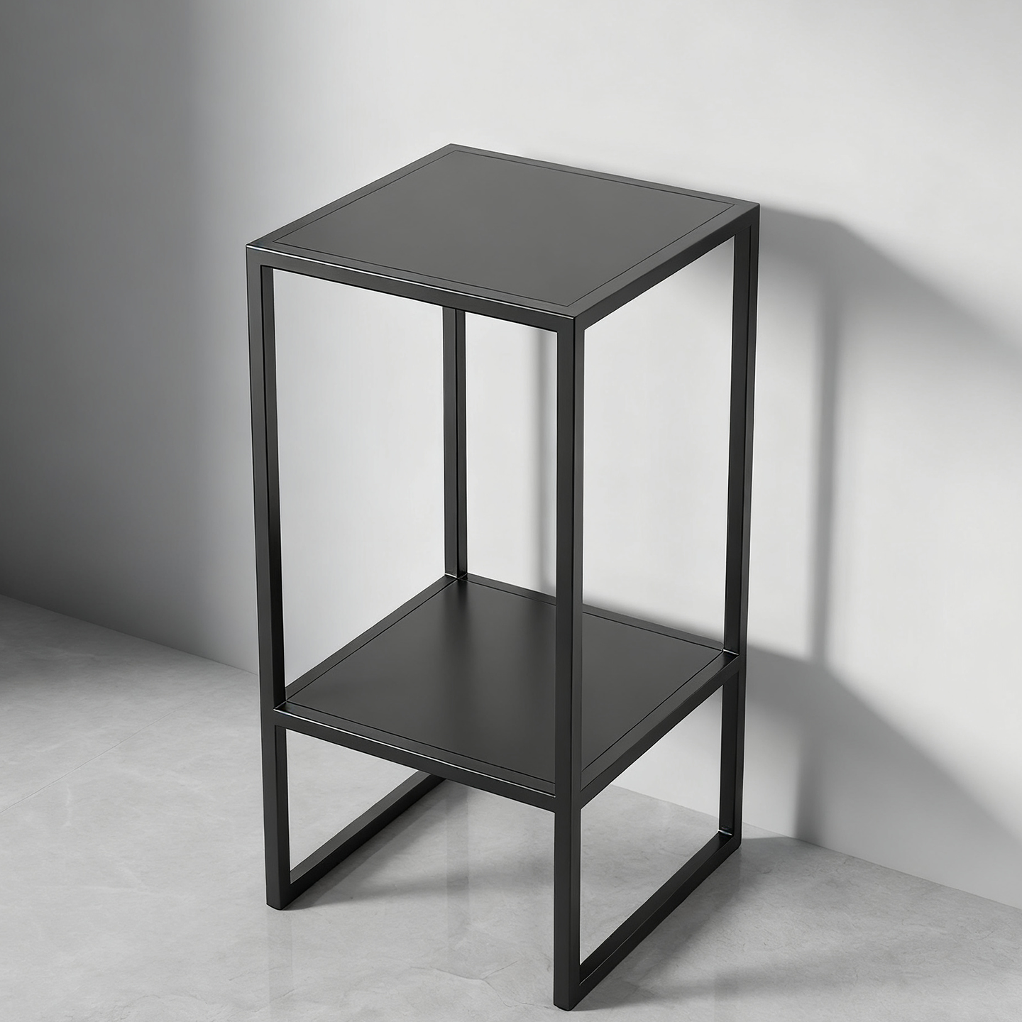 简约铁艺置物架落地鱼缸架底座架