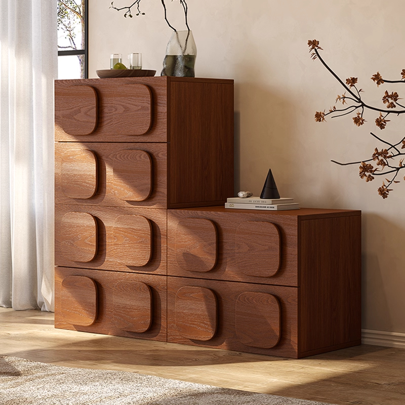 中式古风卡门柜实木斗柜组合