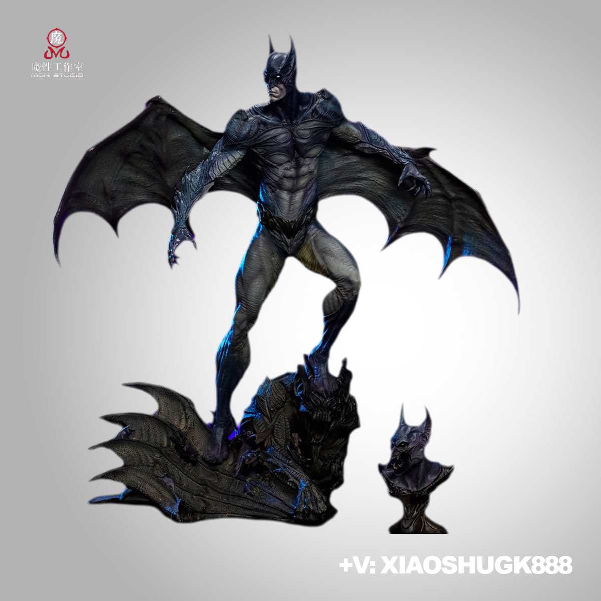 树脂梦魇蝙蝠人模型手办雕像