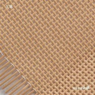 藤编材料塑料pe胶仿藤柜门编织网六方格吊顶贴面装饰家具手工diy