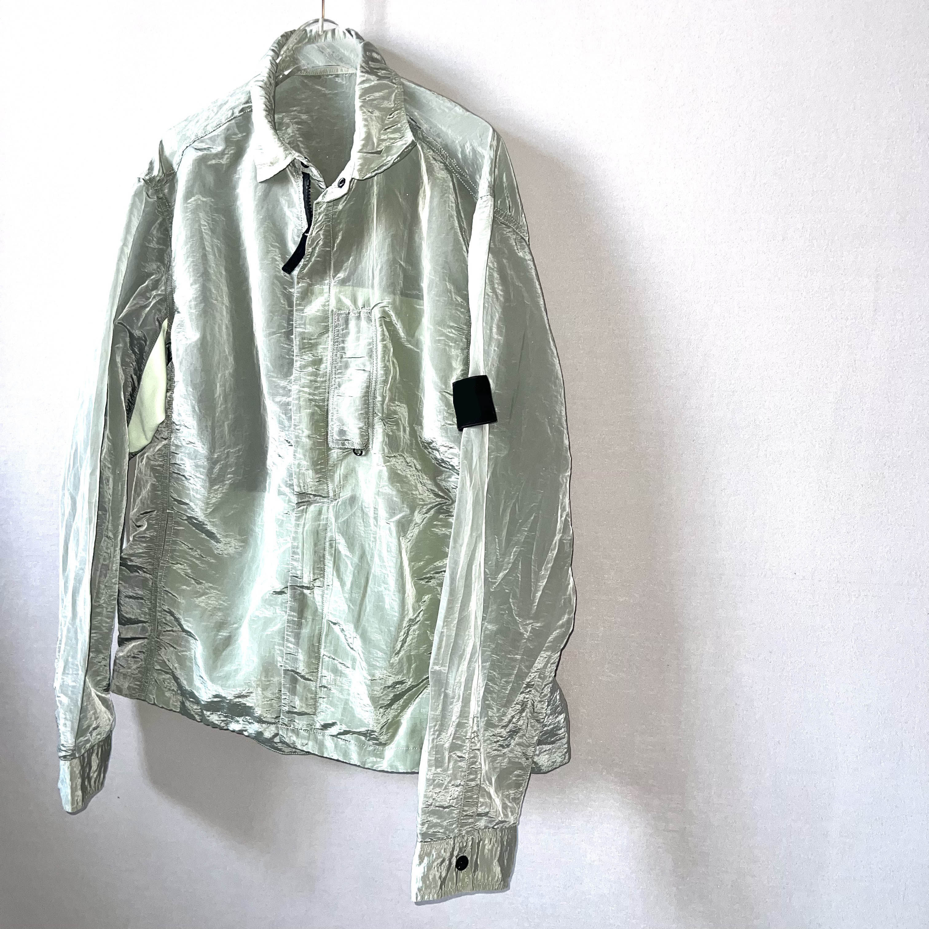 thumbnail for Spring and summer light vibe NYLON METAL high version metal nylon sunscreen jacket
