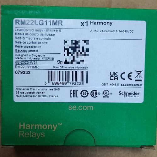 议价控制继电器RM22LG11MR，，Harmon可维修