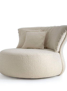 意式轻奢单人椅Cornelio Cappellini品牌设计师休闲懒人沙发躺椅