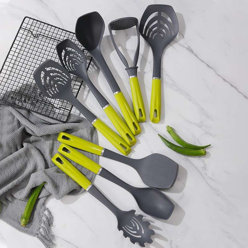尼龙厨具套装厨房烹饪工具PP塑料手柄不粘锅家用炒菜铲子汤勺漏铲