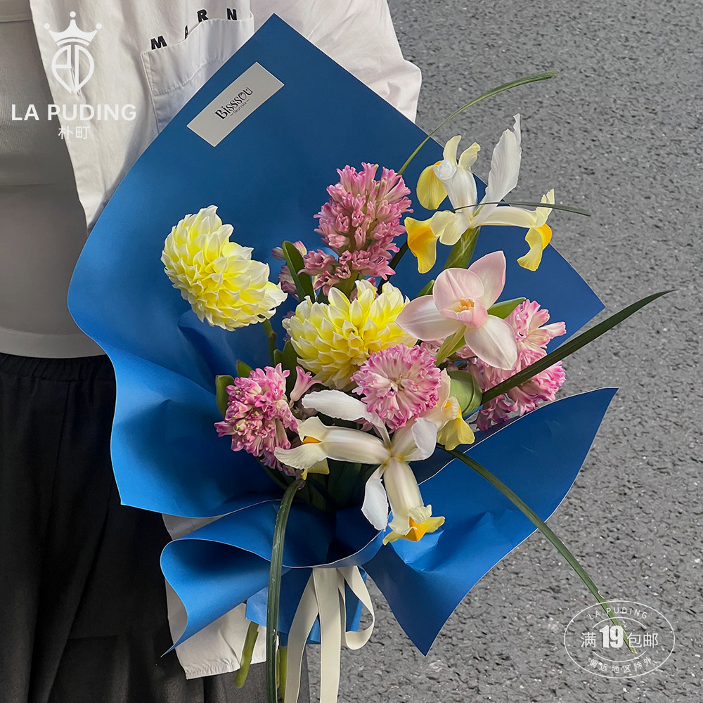 朴町硬挺加厚牛皮花艺包装纸