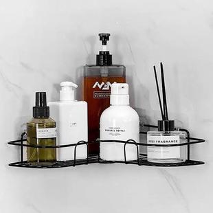 2PCS Non Perforated Bathroom, Bathroom, Triangle Shelf, Wall