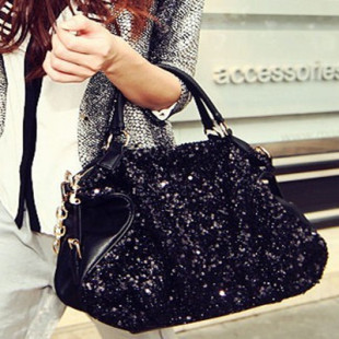 bag 亮片女包 Leopard bags women handbag messenger leather