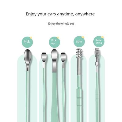 6PCS Ear Cleaner Wax Removal Tool Earpick StiA614cks Earwax