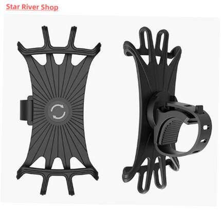 Universal Shockproof Elastic Silicone Mount Phone Holder Sta