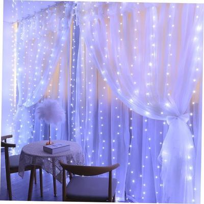 Christmas Lights Curtain Garland Merry Christmas Decorations