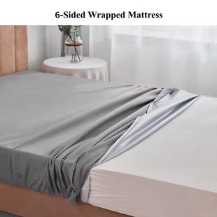 6-Sides Fully Enclosed Waterproof Mattress Cover with Zipper