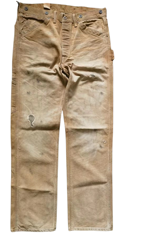 长裤直筒休闲补丁做旧伐木库