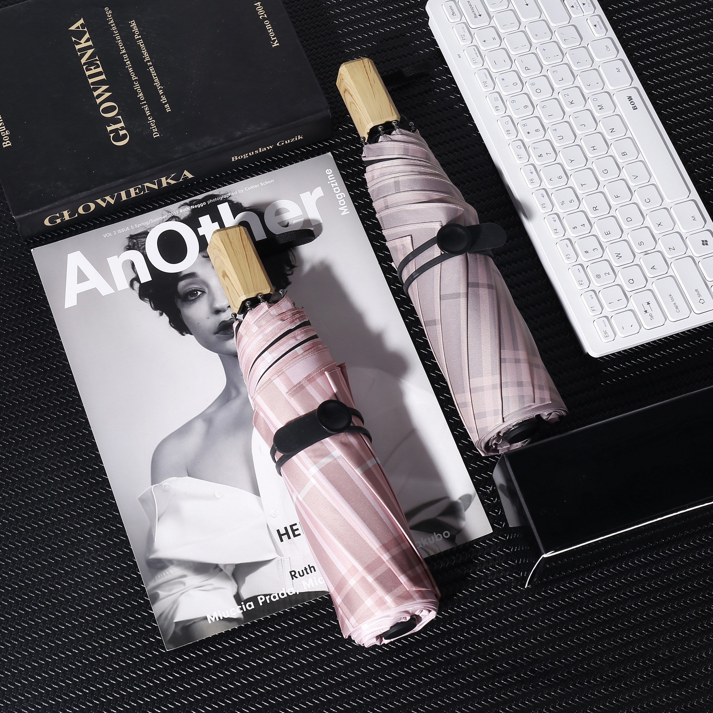 雨伞三折叠ins复古格纹口袋遮阳伞太阳伞防紫外线晴雨两用女|msdalam kategori rumah harian, payung/gear hujan/Rain/Lembap-bukti, payung - dari Buy2taobao.com untuk memberikan perkhidmatan ejen Taobao profesional membeli