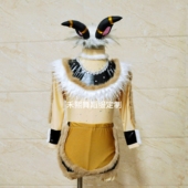 小舞者中国舞 森林精羚舞蹈服儿童桃李杯羚羊演出服小羊舞衣套装