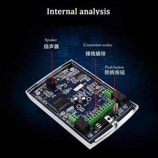 金属门禁一体机刷卡密码系统id卡不锈钢小区电子智能按键读卡器