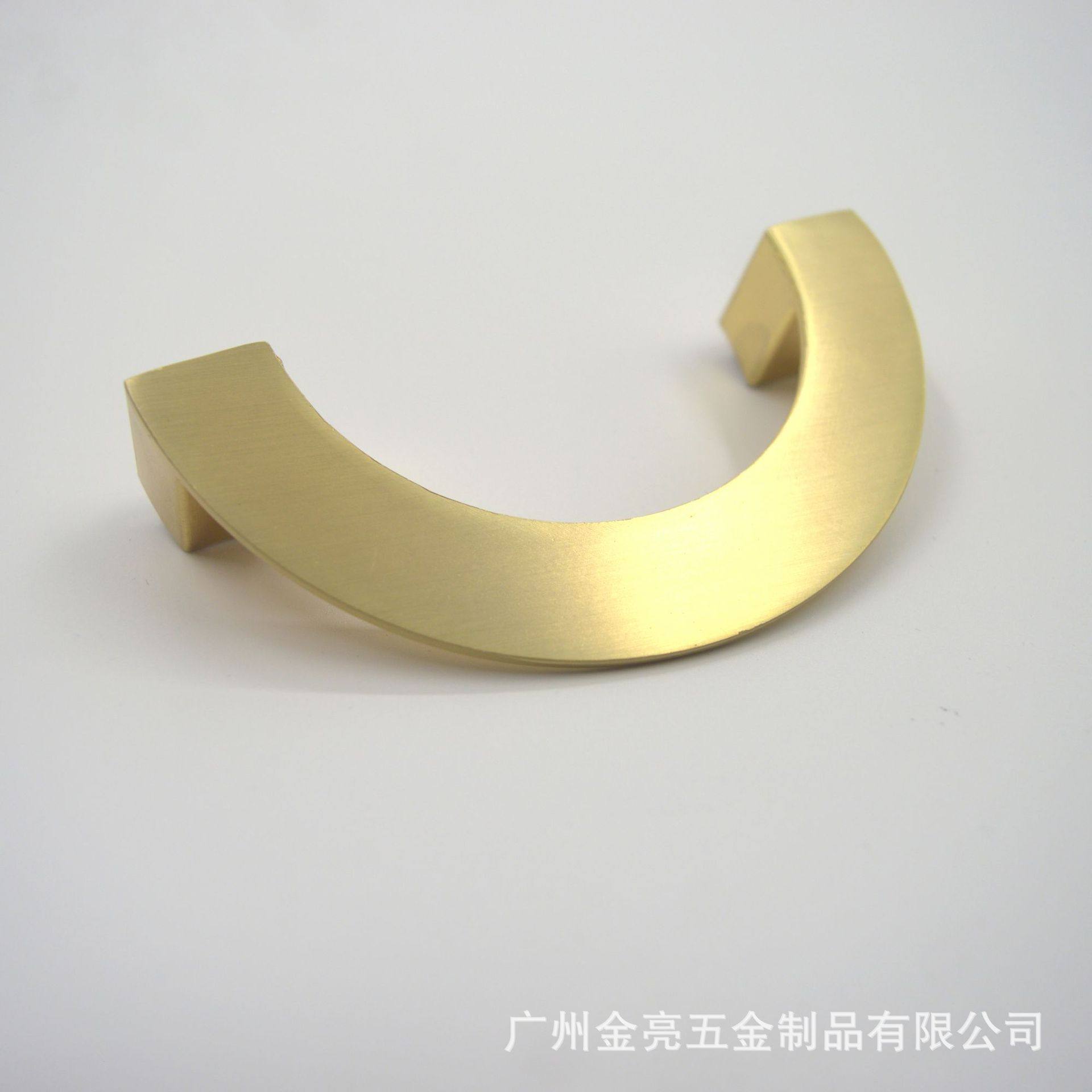 现代简约拉手半圆形把手橱柜衣柜抽屉小拉手五金家具柜门铜拉丝,基础建材,大拉手,淘宝优惠券,粉丝福利购,淘宝优惠卷