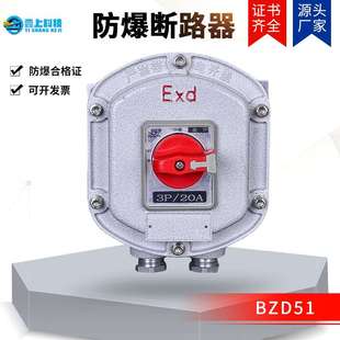 BZD51 防爆断路器防爆控制箱 防爆防腐断路器 断路器开关防爆箱