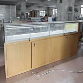 商用玻璃展柜木质立式 柜子产品展示陈列柜n公司样品led发光展示柜