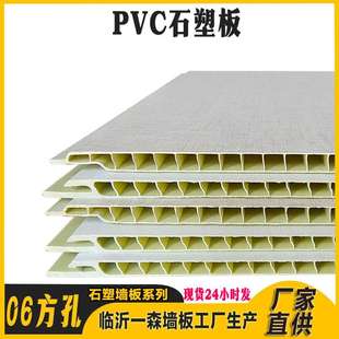 石塑PVC集成墙板 背景墙扣板护板 防火阻燃防水防潮隔音护墙板