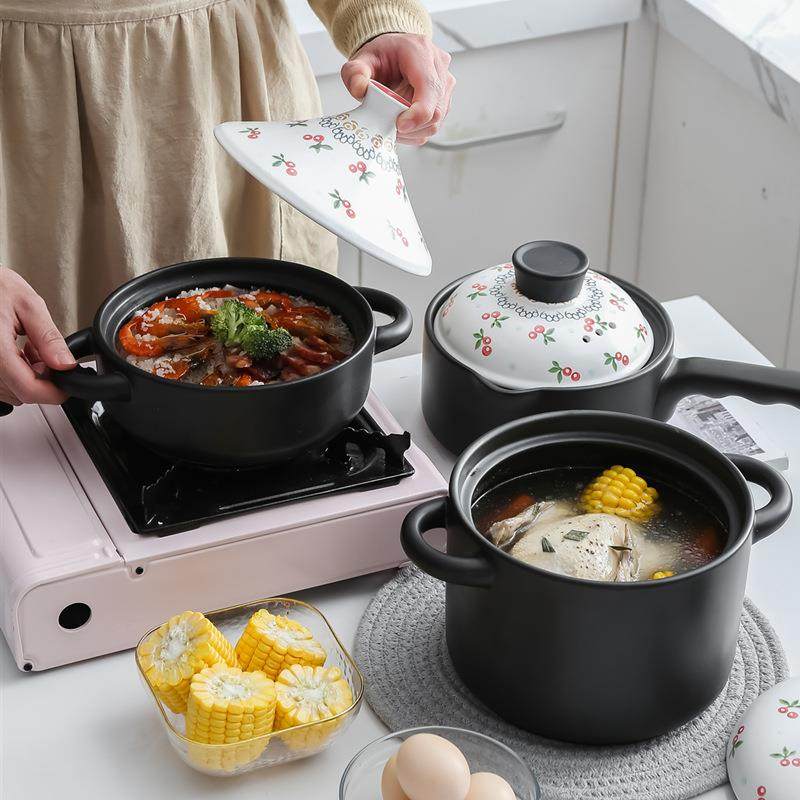 小砂锅炖锅沙锅家用煲汤陶瓷锅耐高温汤锅燃气炖汤煲炖肉石锅,厨房/烹饪用具,砂锅/石锅,淘宝优惠券,粉丝福利购,淘宝优惠卷