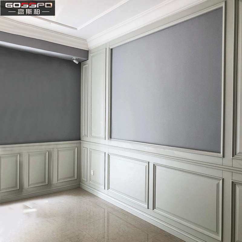 别墅全屋烤漆护墙板电视背景墙美式实木墙板欧式木饰面装饰墙裙