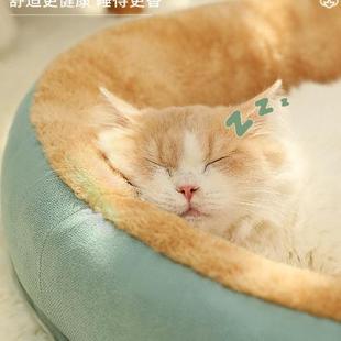 通用可拆洗春夏猫床猫咪睡觉用垫子夏季 猫窝四季 睡垫冬天保暖狗窝