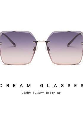 新款2024金属大款太阳眼镜潮欧美复古墨镜男女遮阳镜厂家现货