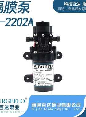 FL-2202A 12V微型直流电动喷雾水泵打药雾化小型水泵高压自吸水泵