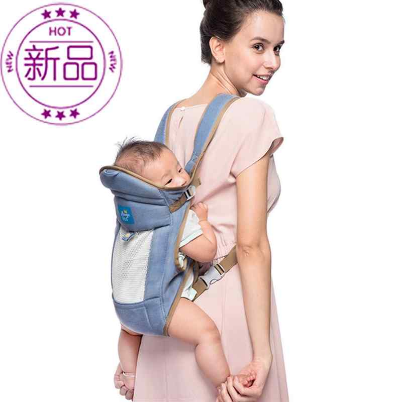 爱能多护颈婴儿背带多功能婴儿背袋背婴幼儿用品儿童W背带推车c背