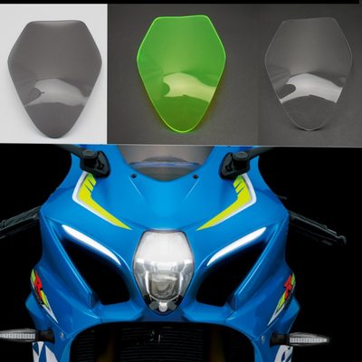 适用SUZUKI GSX-R1000/r改装大灯保护片车灯护目镜片护罩贴片