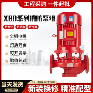 单极消防泵稳压泵xbd消防水泵增压稳压成套设备 室内消火栓泵立式