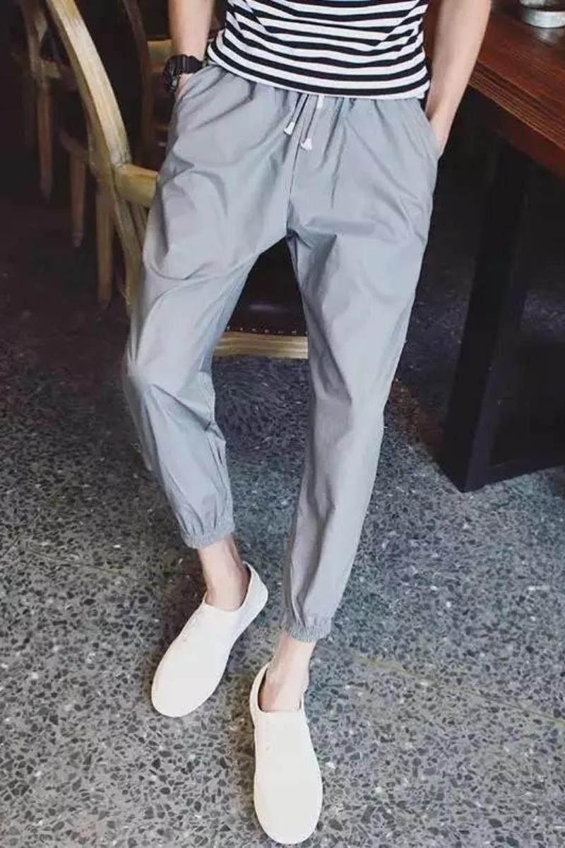 夏季超薄防晒男九分裤裤子灰色休闲裤速干裤男生透气户外运动宽松|ruв категории Мужская одежда, брюки - от Buy2taobao.com для оказания профессиональной услуги покупки агента Taobao